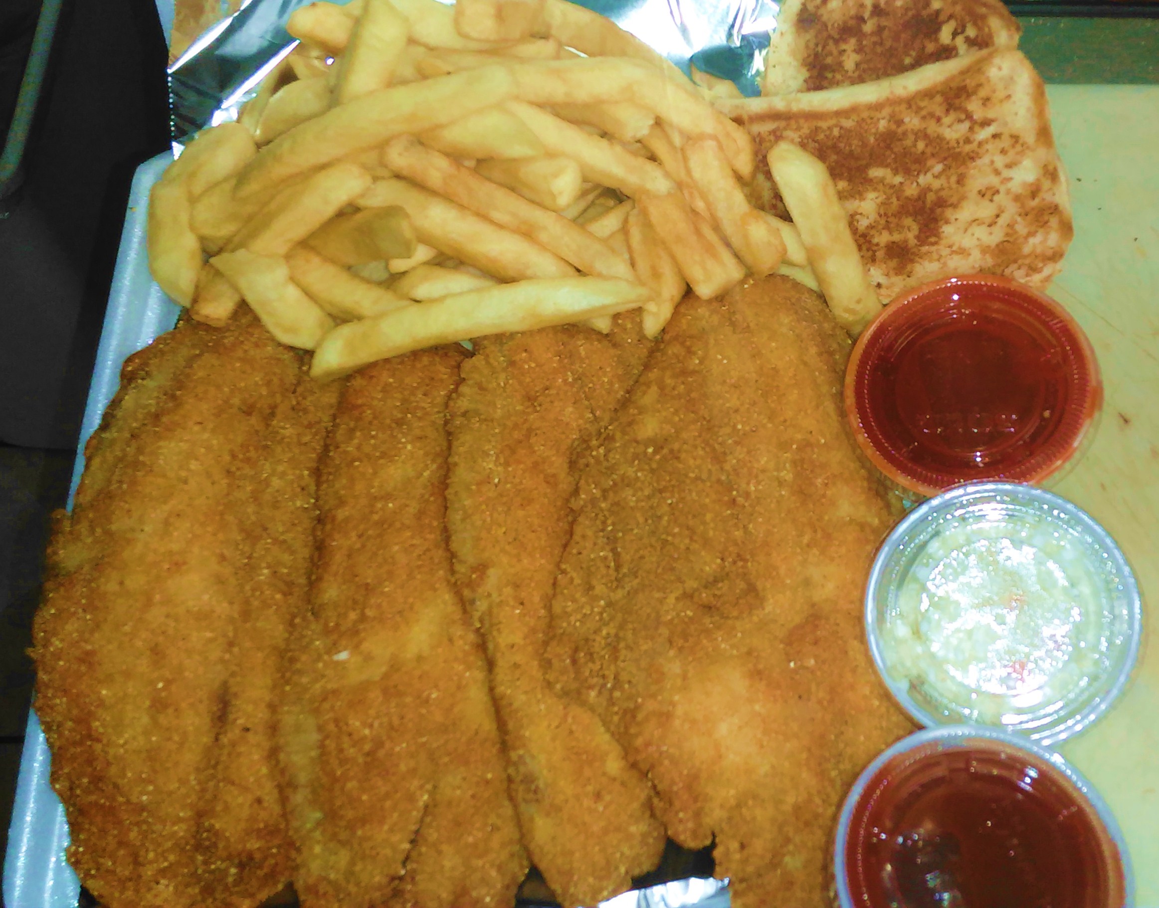 Order Catfish Filet food online from Nadia Fish & Chicken store, Chicago on bringmethat.com