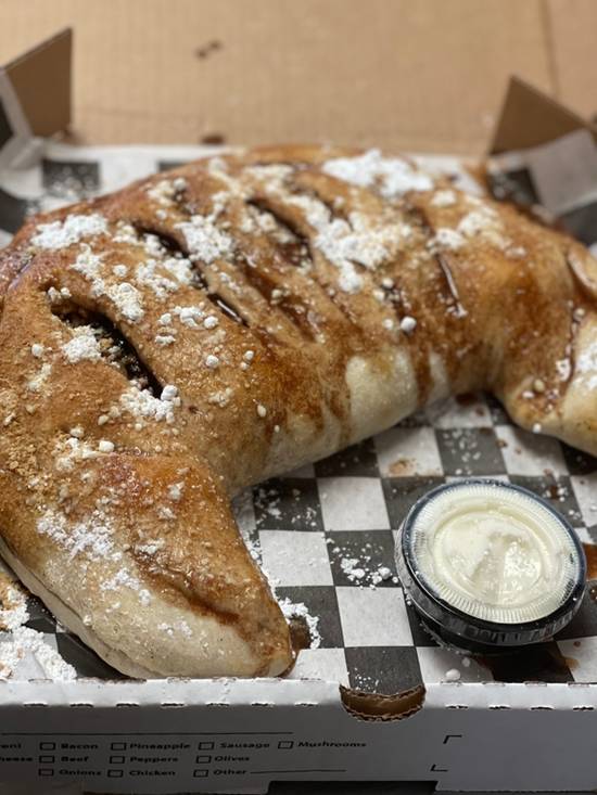 Order Blueberry Pie Calzone food online from The Pizza Cutters store, Syracuse on bringmethat.com