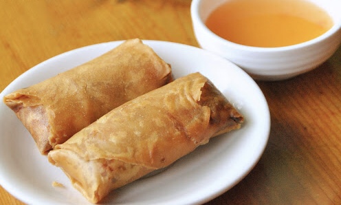 Order 2 Vegetable Spring Roll 上海春卷 food online from Grand Sichuan store, Jersey City on bringmethat.com
