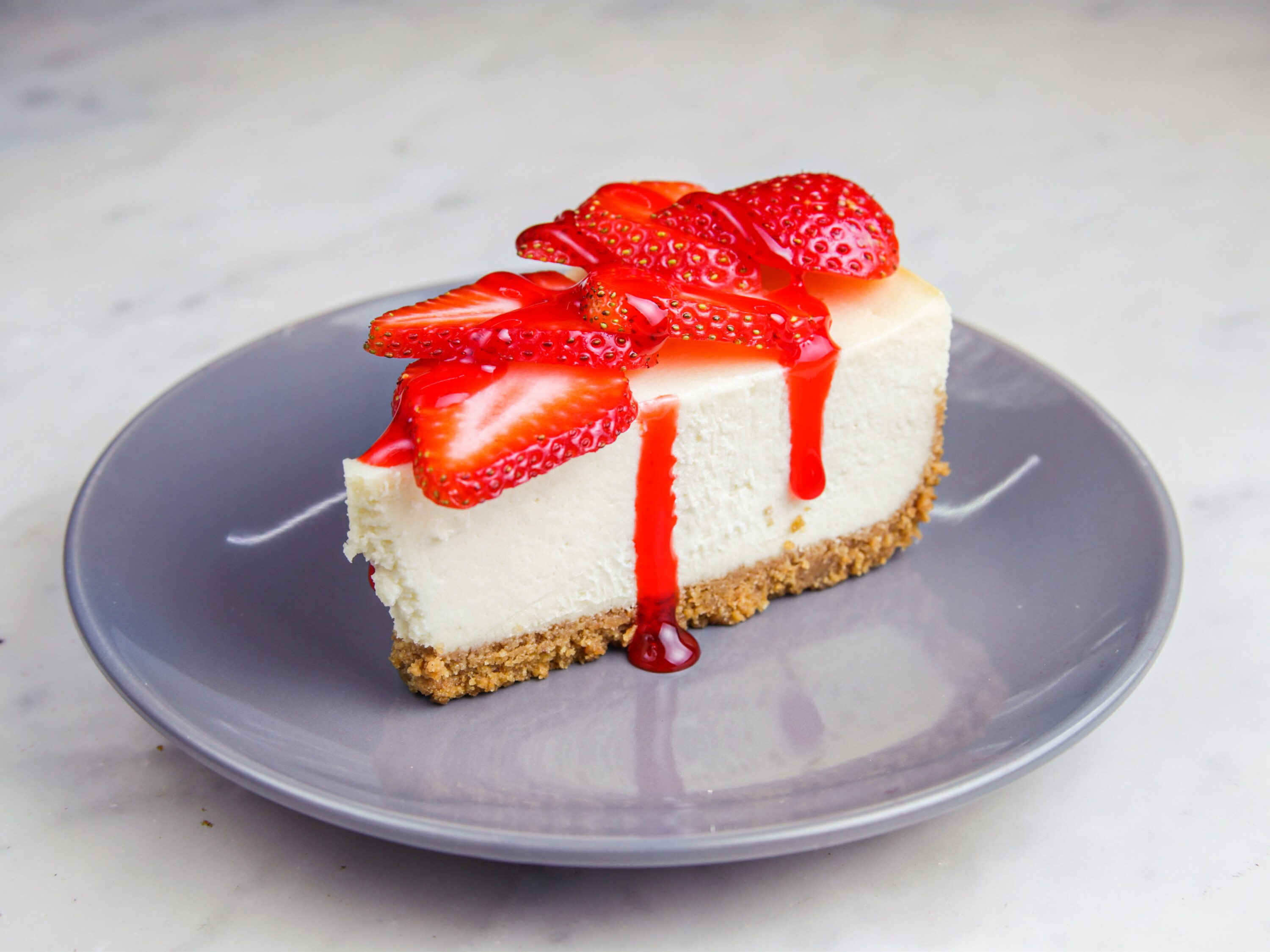 Order Strawberry Cheesecake food online from Palm Pizza store, Las Vegas on bringmethat.com