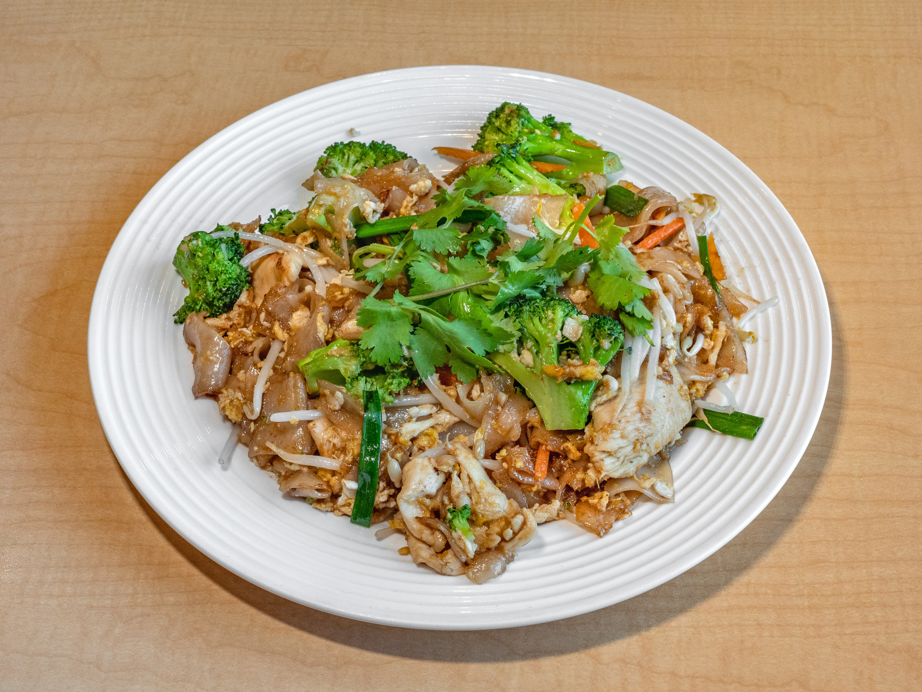 Order Stir Fried Flat Noodles (Pad See Ew) food online from Lava Grill store, Euless on bringmethat.com