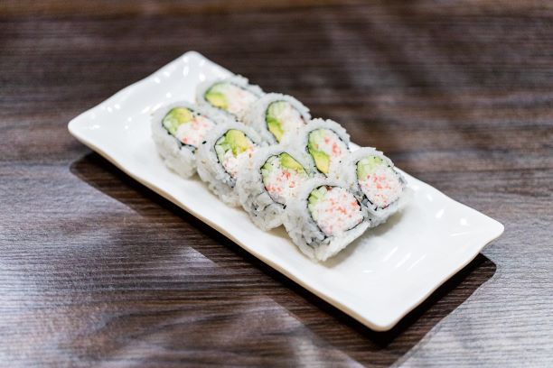 Order California Roll - 8 Pieces food online from Show Ramen store, La Verne on bringmethat.com