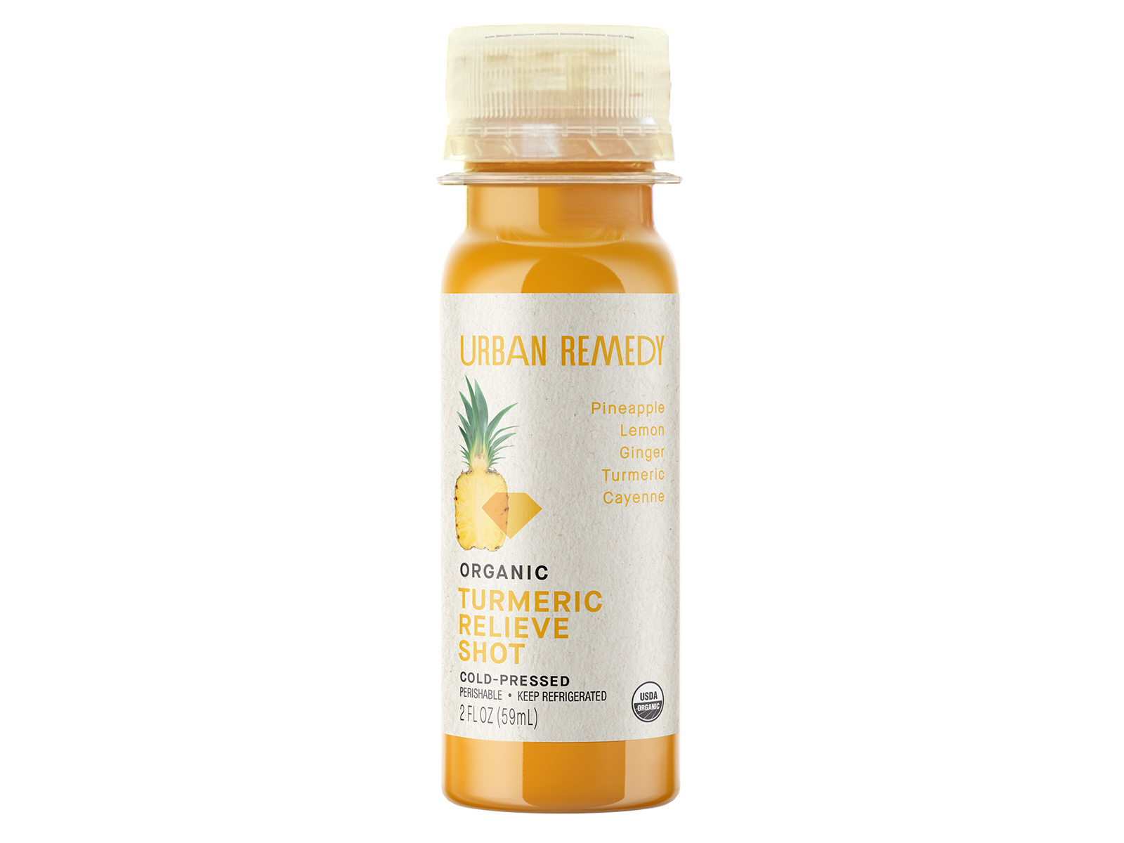 Order Turmeric Relieve Shot 2 oz food online from Urban Remedy store, Lafayette on bringmethat.com