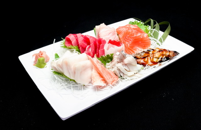 Order Sashimi Combo B food online from Star Sushi store, Jeffersonville on bringmethat.com