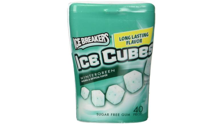 Order Ice Breaker Ice Cubes Cool Wintergreen Gum, 40 Cubes food online from Route 7 Food Mart store, Norwalk on bringmethat.com