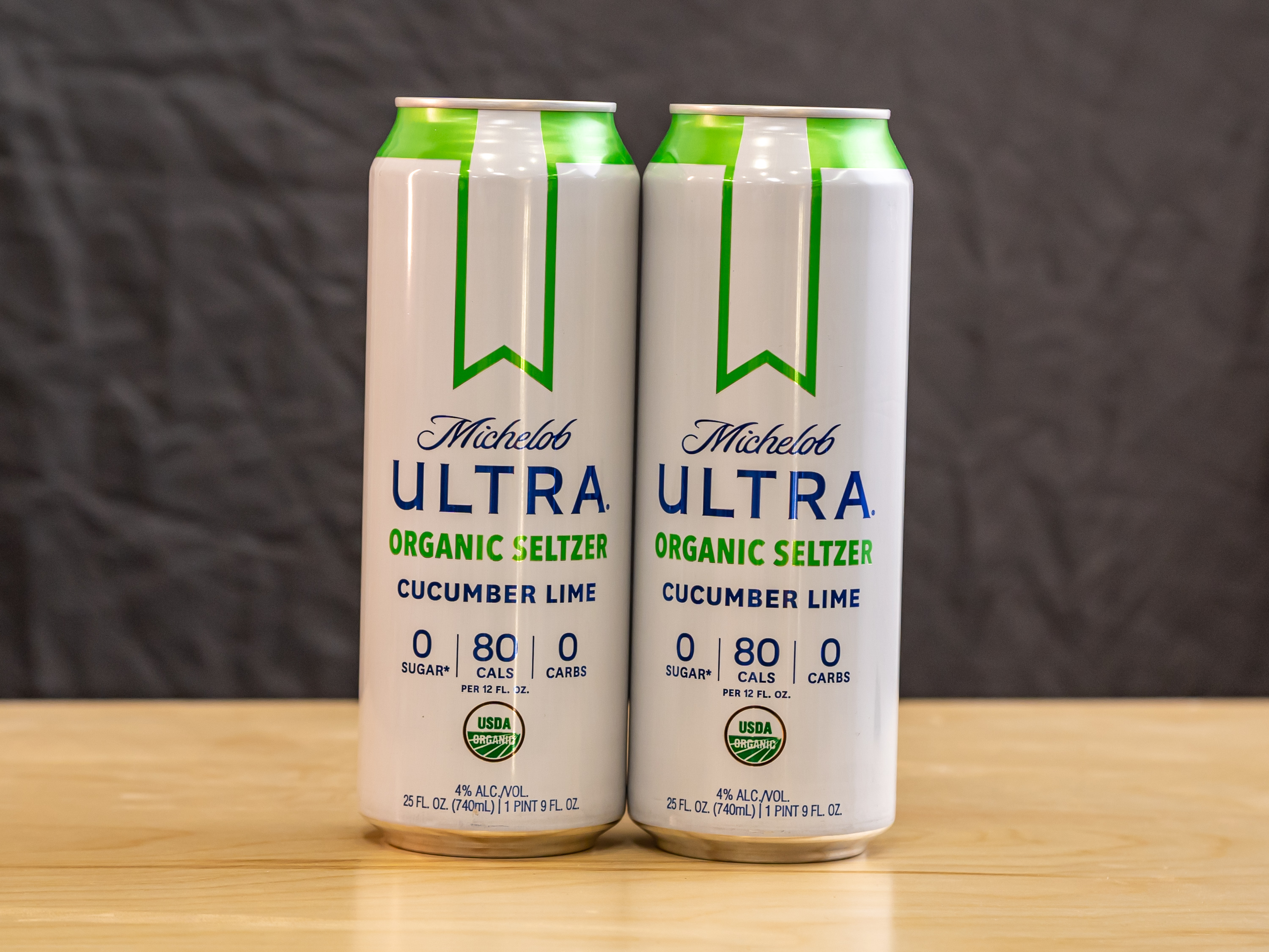 Order Michelob Ultra Organic Seltzer Cucumber Lime (2pk of 25oz Can) food online from Glenrose Liquor store, Glendale on bringmethat.com