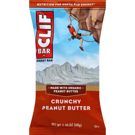 Order Clif Bar Crunchy Peanut Butter 2.4oz food online from Casey store, Fort Smith on bringmethat.com