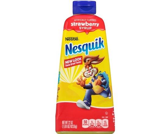 Order Nestle Nesquik Strawberry Syrup (22 oz) food online from Ctown Supermarkets store, Uniondale on bringmethat.com