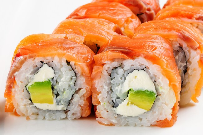 Order Philly Roll  (费城卷） food online from Fuji Grill Buffet store, Parma on bringmethat.com
