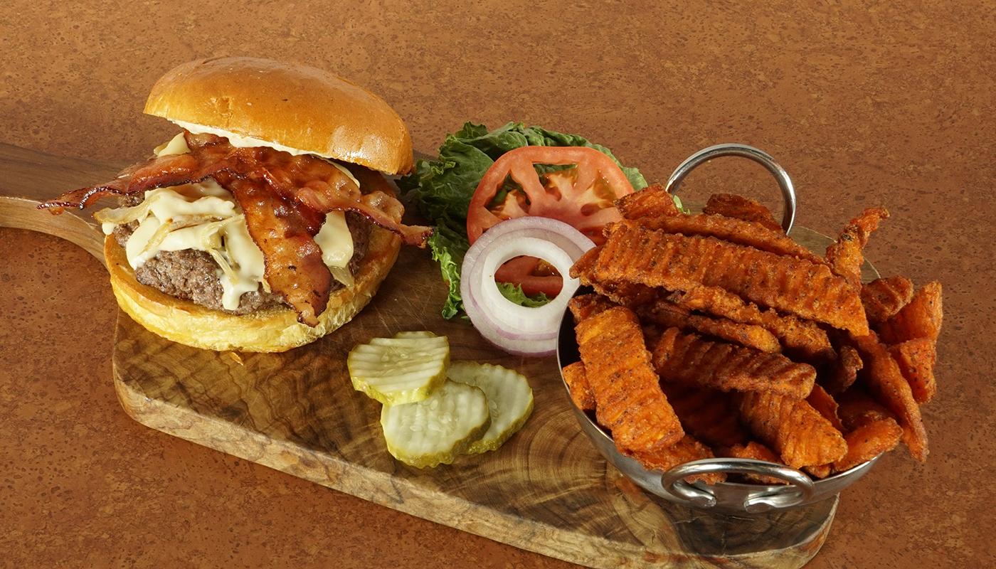 Order Gouda Burger food online from Wild Bill Sports Saloon store, Fargo on bringmethat.com