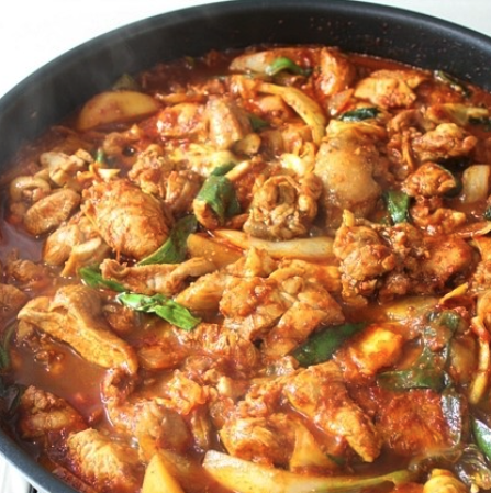 Order Spicy Chicken Galbi ️ food online from Ssyal store, Chicago on bringmethat.com