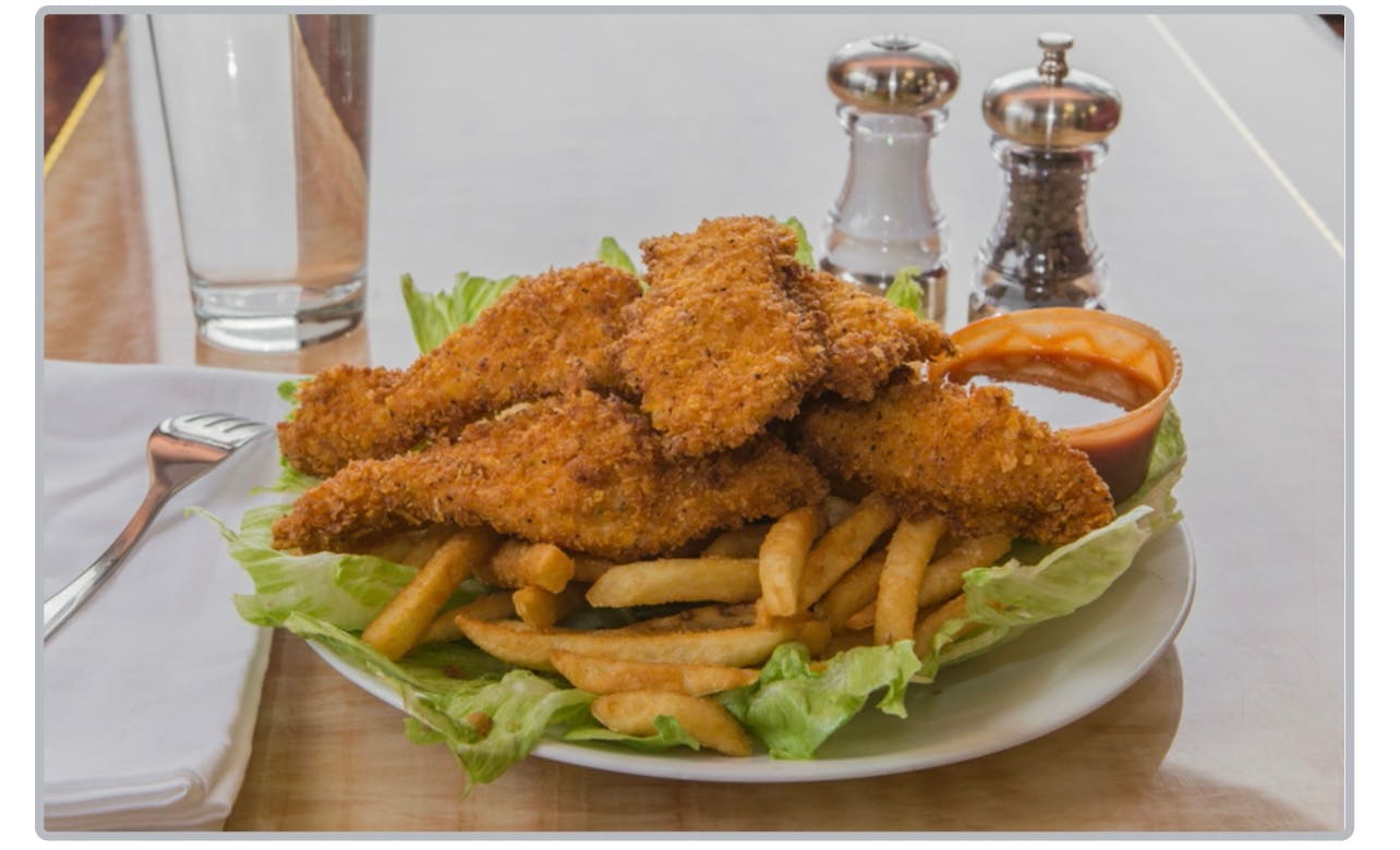 Order Chicken Fingers with Fries - Appetizer food online from Tuscan Pizza store, Sicklerville on bringmethat.com