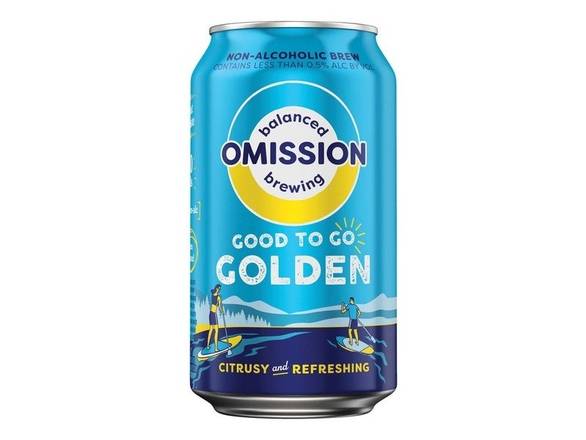 Order Omission Good To Go Golden Non-Alcoholic Brew - 6x 12oz Cans food online from Michaelis Wine & Spirits store, San Francisco on bringmethat.com