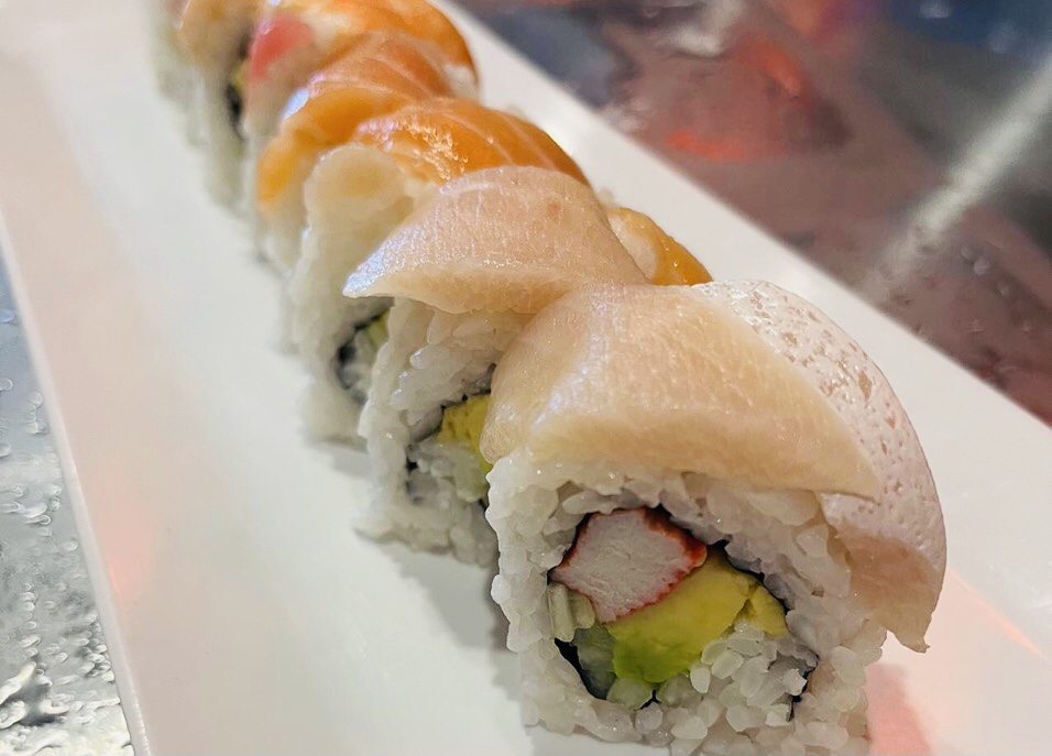 Order Rainbow Roll food online from Deejai Noodle Bar store, Charlotte on bringmethat.com