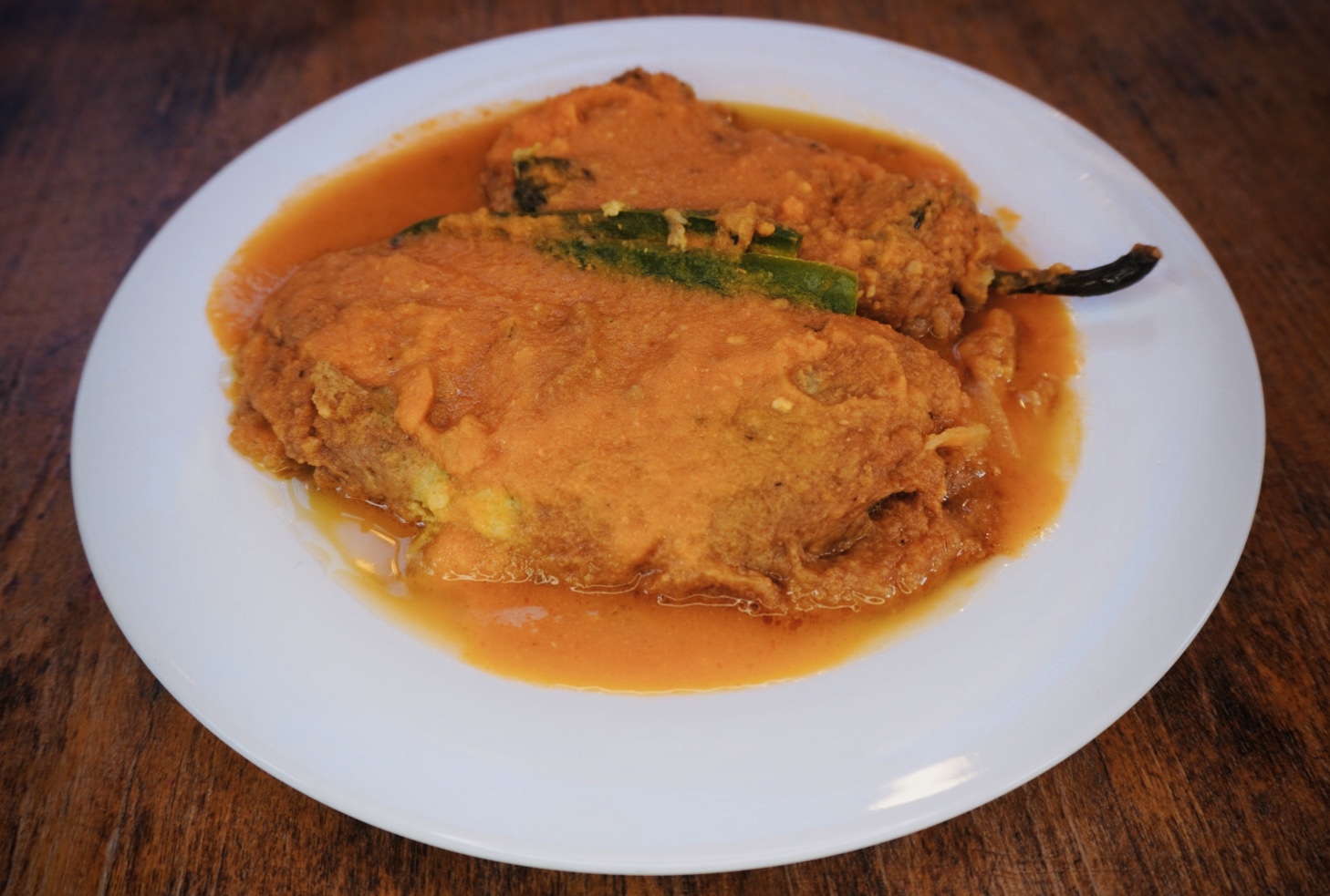 Order Chiles Rellenos 2 Piece food online from Ollin store, New York on bringmethat.com