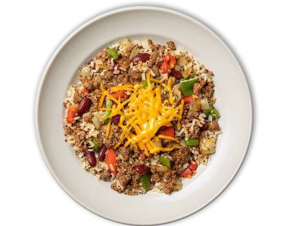 Order Bison Quinoa Bowl with Peppers and Onions food online from Snap Kitchen store, Dallas on bringmethat.com