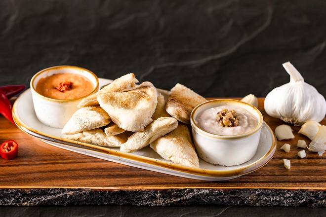 Order Hummus Duo food online from Brixx Wood Fired Pizza store, Fort Mill on bringmethat.com