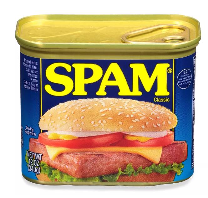 Order SPAM Classic Canned Meat 12 oz food online from Windy City Liquor Market store, El Cajon on bringmethat.com