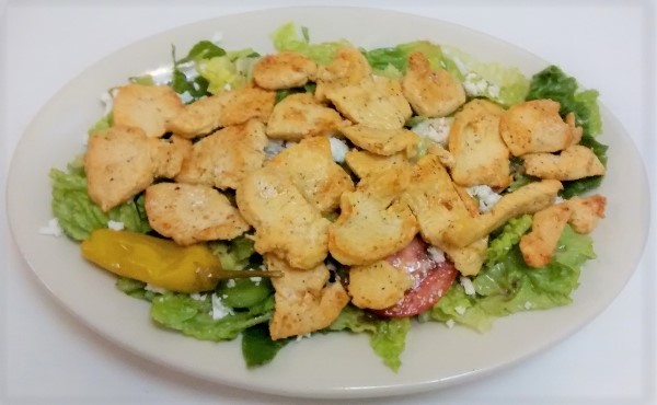 Order Large Chicken Breast meat Salad food online from Maximo Gyro & Kabob store, Atlanta on bringmethat.com