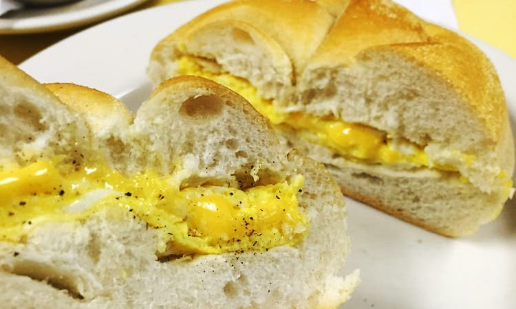 Order Egg on a Bagel or Roll food online from The Bagel Place store, East Meadow on bringmethat.com