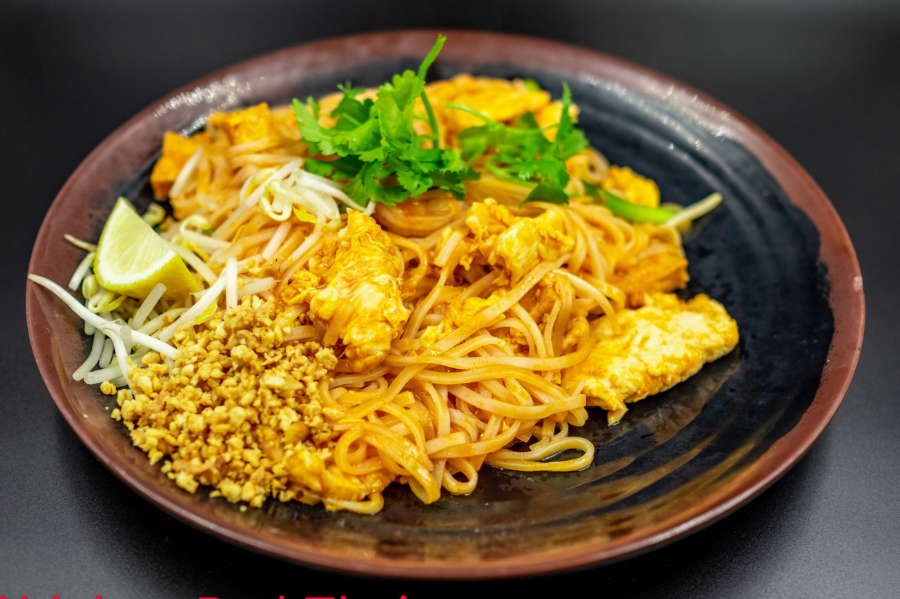 Order Chicken Pad Thai food online from Bamboo Garden Chinese and Vietnamese Cuisine store, Corpus Christi on bringmethat.com