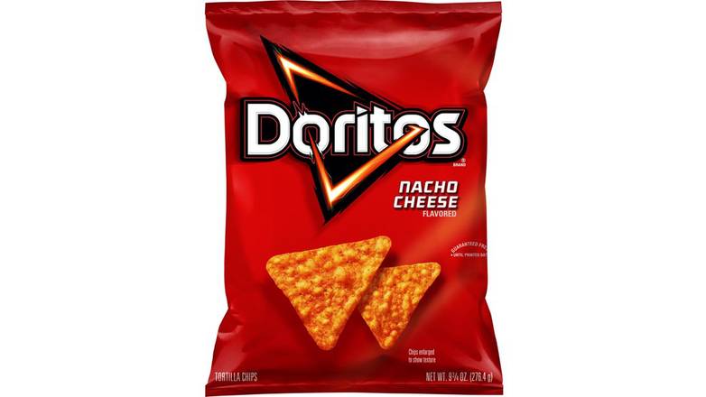 Order Doritos Nacho Cheese Tortilla Chips food online from Trumbull Mobil store, Trumbull on bringmethat.com