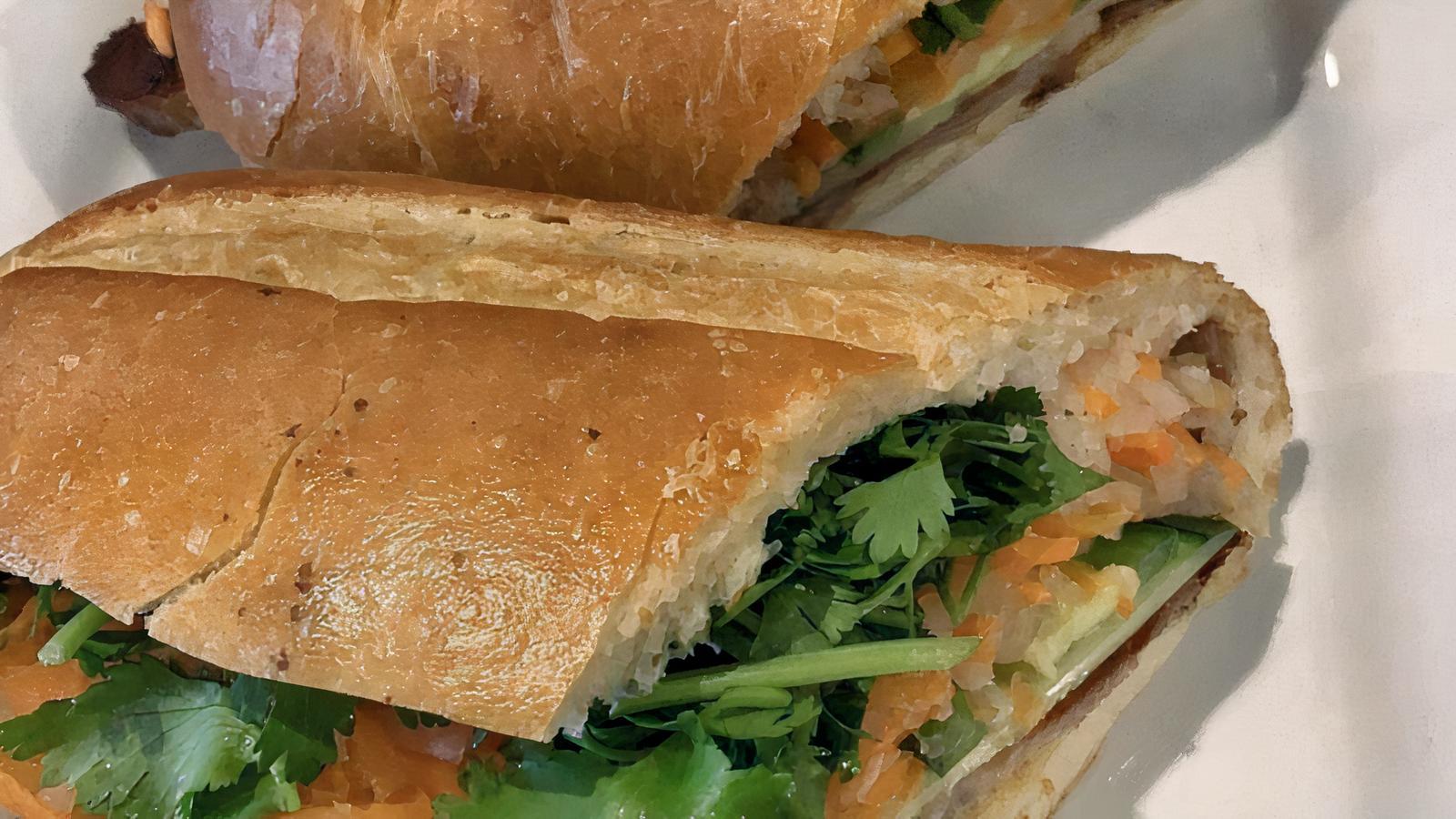 Order S3 Grilled Pork Banh Mi food online from Indochine store, New Brunswick on bringmethat.com