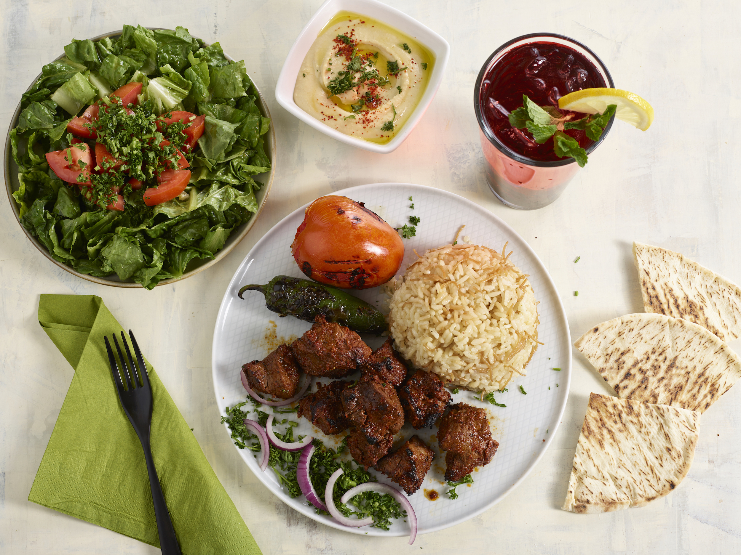 Order Tika Kebab food online from Esso Mediterranean Bistro store, Encino on bringmethat.com