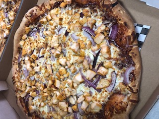 Order Chicken BBQ Pizza food online from Pizza D’Amore store, Long Beach on bringmethat.com
