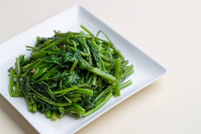 Order 馬拉盞通心菜 Stir Fried Water Spinach in Malay Sauce food online from Phoenix Chinese Cuisine store, Los Angeles on bringmethat.com