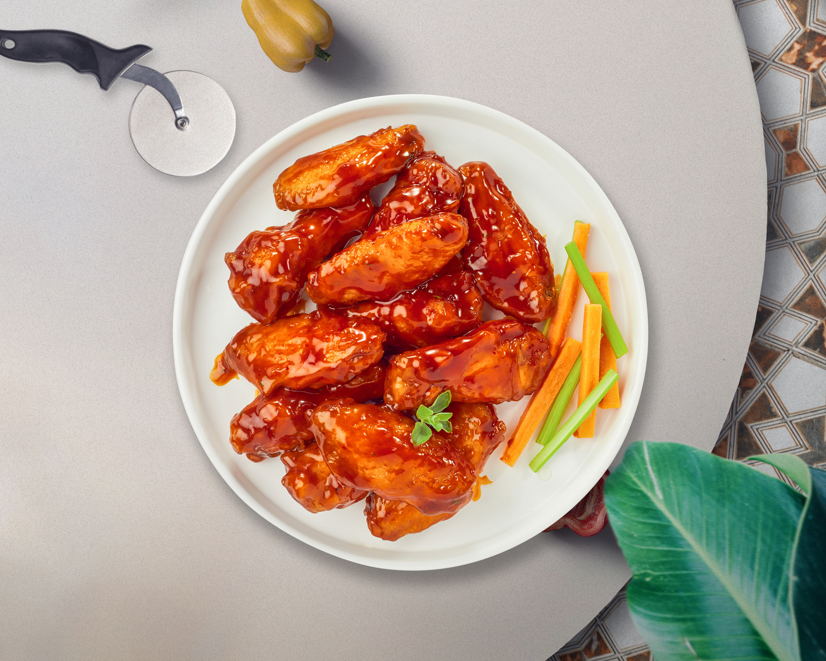 Order Buffalo Chicken Wings  food online from Za Pizza House store, New Brunswick on bringmethat.com