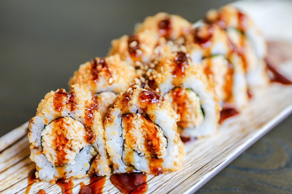 Order CRUNCHY BLUE food online from Blue Sushi Sake Grill store, Fort Worth on bringmethat.com
