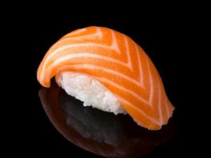 Order Salmon (Sake)  food online from Oyama Sushi & Steakhouse store, Cedar Rapids on bringmethat.com