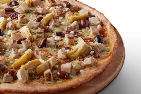 Order Creamy Pesto Chicken Pizza food online from Pizza Guys store, Porterville on bringmethat.com