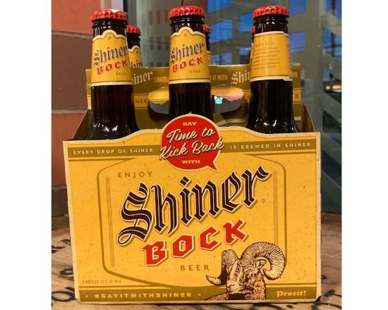 Order Shiner Bock, 6pk-12oz Bottle beer (4.4% ABV) food online from Chris's Liquor- 2203 S Lamar Blvd store, Austin on bringmethat.com