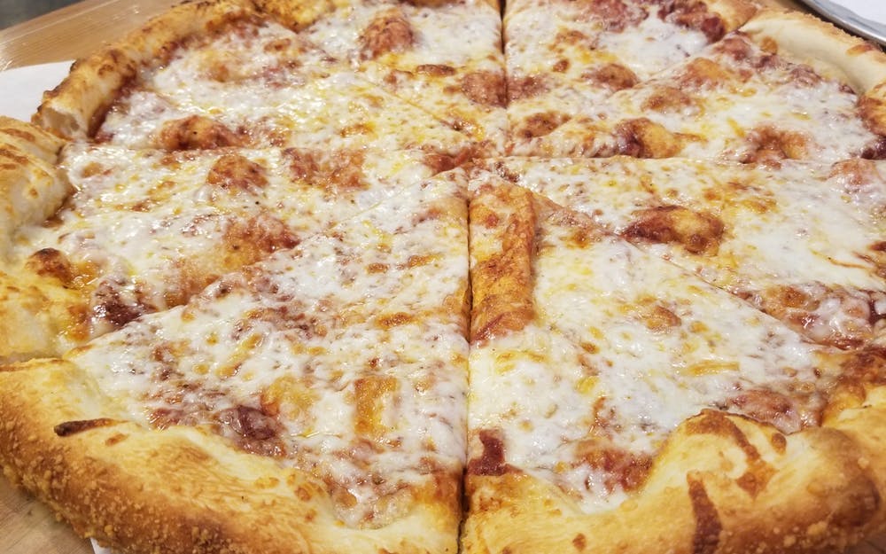Order Cheese Pizza - Medium 12" food online from Schmizza Pub & Grub store, Portland on bringmethat.com