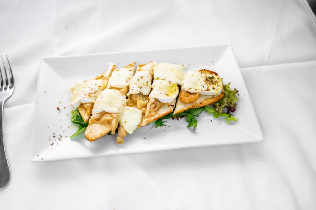 Order Crostini - Appetizer food online from Alessios Seafood Grille store, Warrington on bringmethat.com