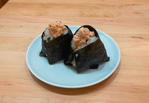 Order Spicy Tuna Onigiri (x2) food online from Ranken Noodle House store, Gaithersburg on bringmethat.com