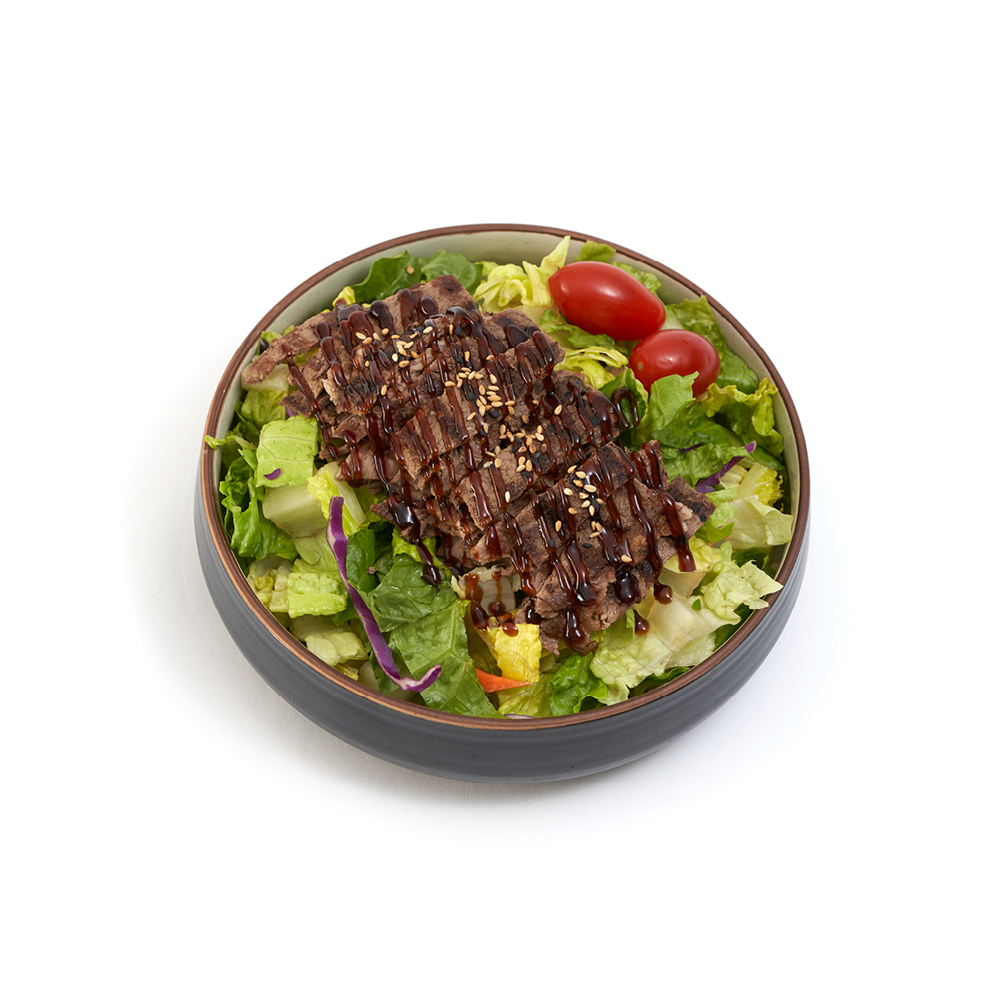 Order Beef Teriyaki Salad food online from Yogis Grill Teriyaki & Roll store, Avondale on bringmethat.com
