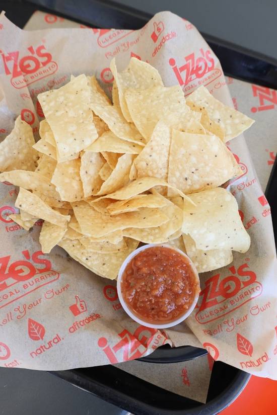Order Chips & Salsa food online from Izzos Illegal Burrito #4 store, Metairie on bringmethat.com