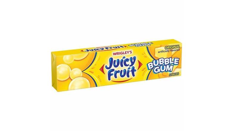 Order Juicy Fruit Original Bubble Chewing Gum - 5 Pieces food online from Valero Food Mart store, Murrayville on bringmethat.com