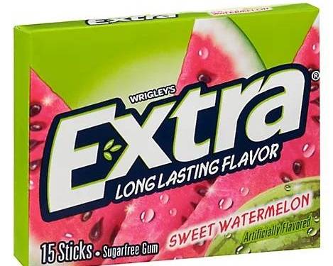 Order Extra Sweet Watermelon Chewing Gum 15 Pieces  food online from Pacific Liquor Market store, Bell Gardens on bringmethat.com