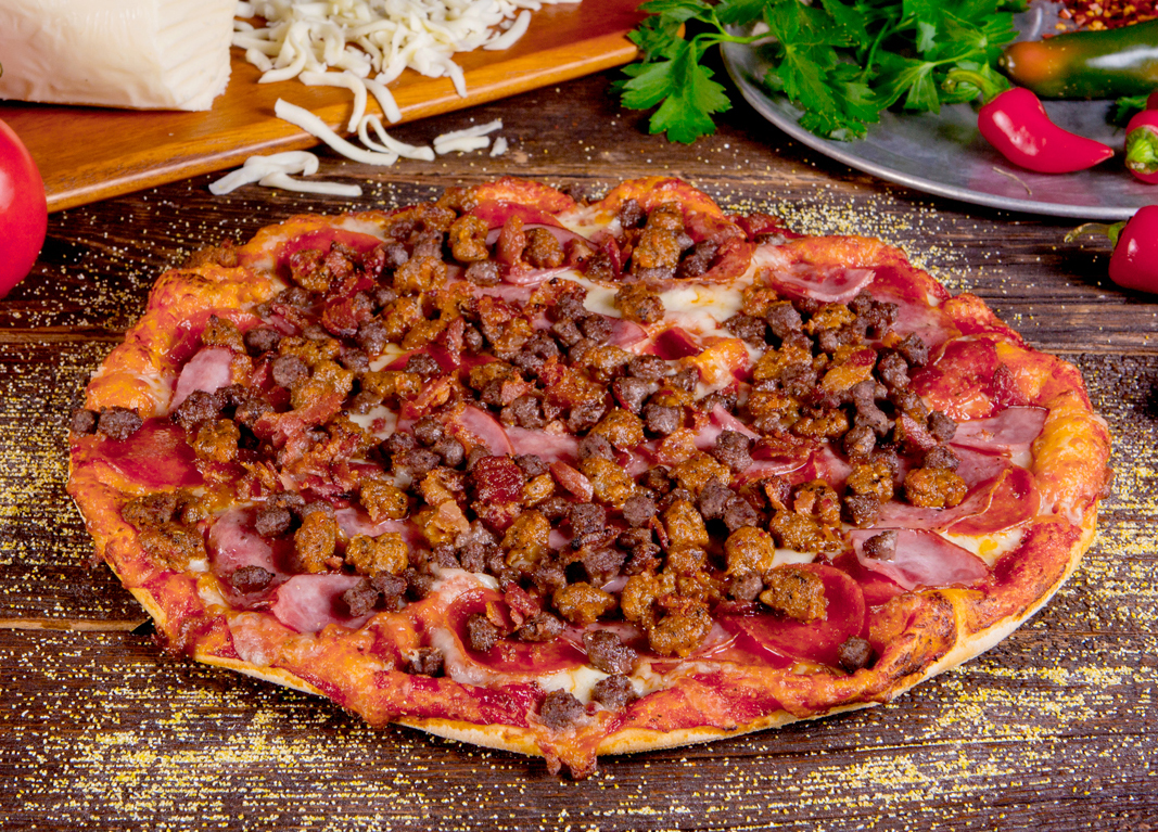Order Ultimate Meat Pizza food online from Shakeys Pizza Parlor store, Victorville on bringmethat.com