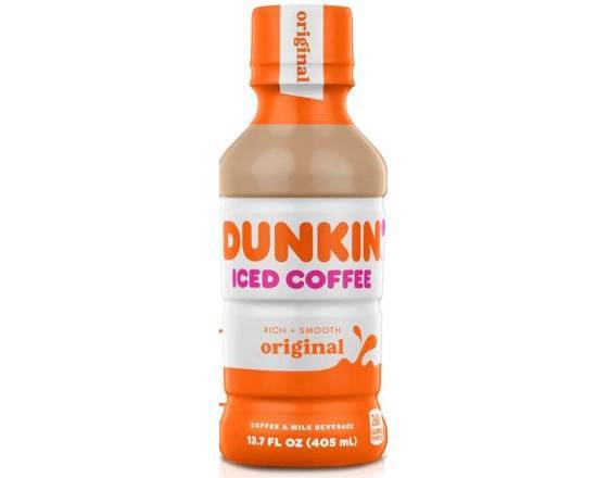 Order Dunkin Donuts Coffee Original Bottles, 13.7 fl oz food online from Little Chef Chinese Takeout @Aztec Food Hub store, San Diego on bringmethat.com