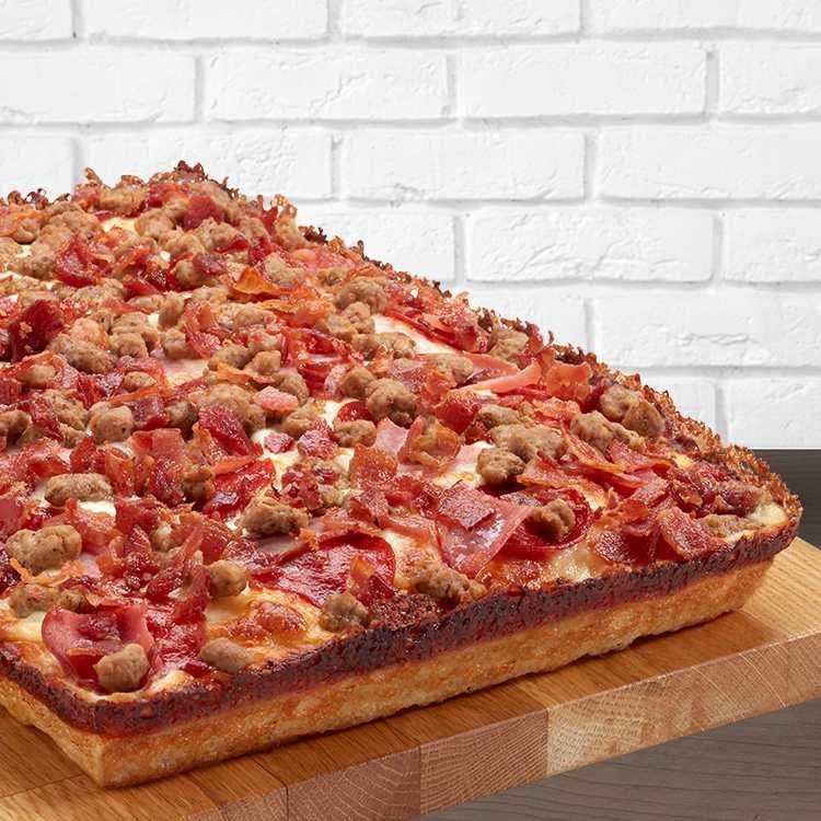 Order Meatza Pizza - Bambino (4 Slices) food online from Papa Romano's Pizza store, Auburn Hills on bringmethat.com