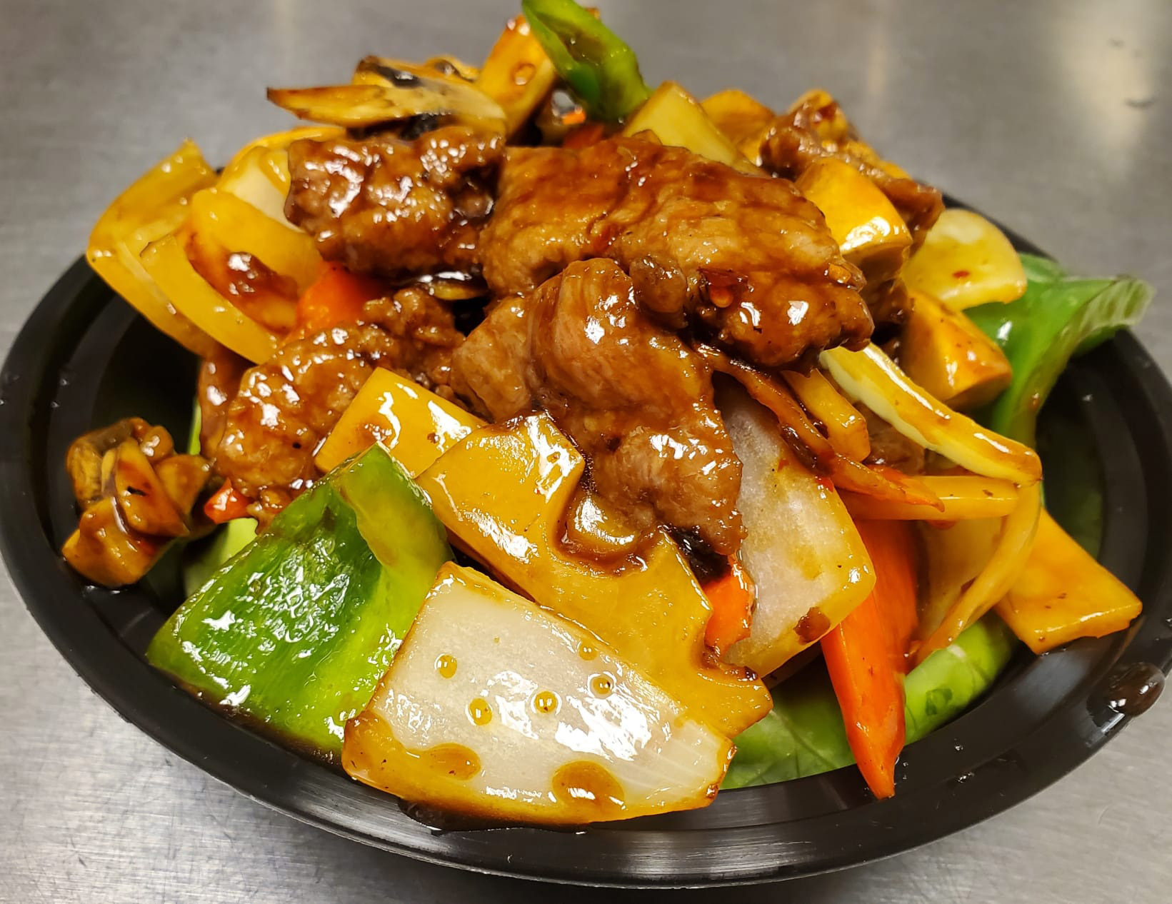 Order Hunan Beef food online from Panda Kitchen store, Houston on bringmethat.com