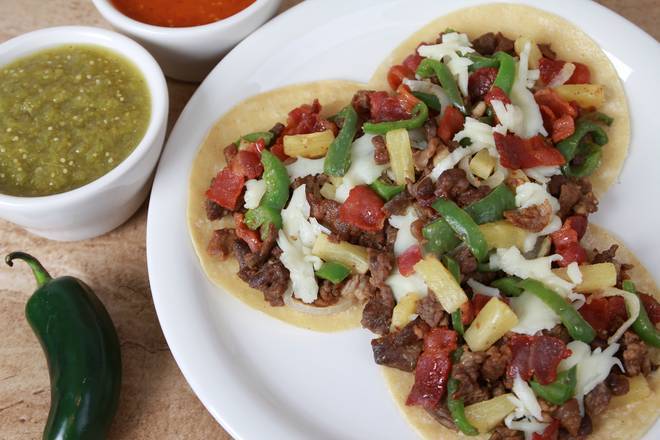 Order Orden de tacos Alambre food online from La Hechizera Tortas store, Dallas on bringmethat.com