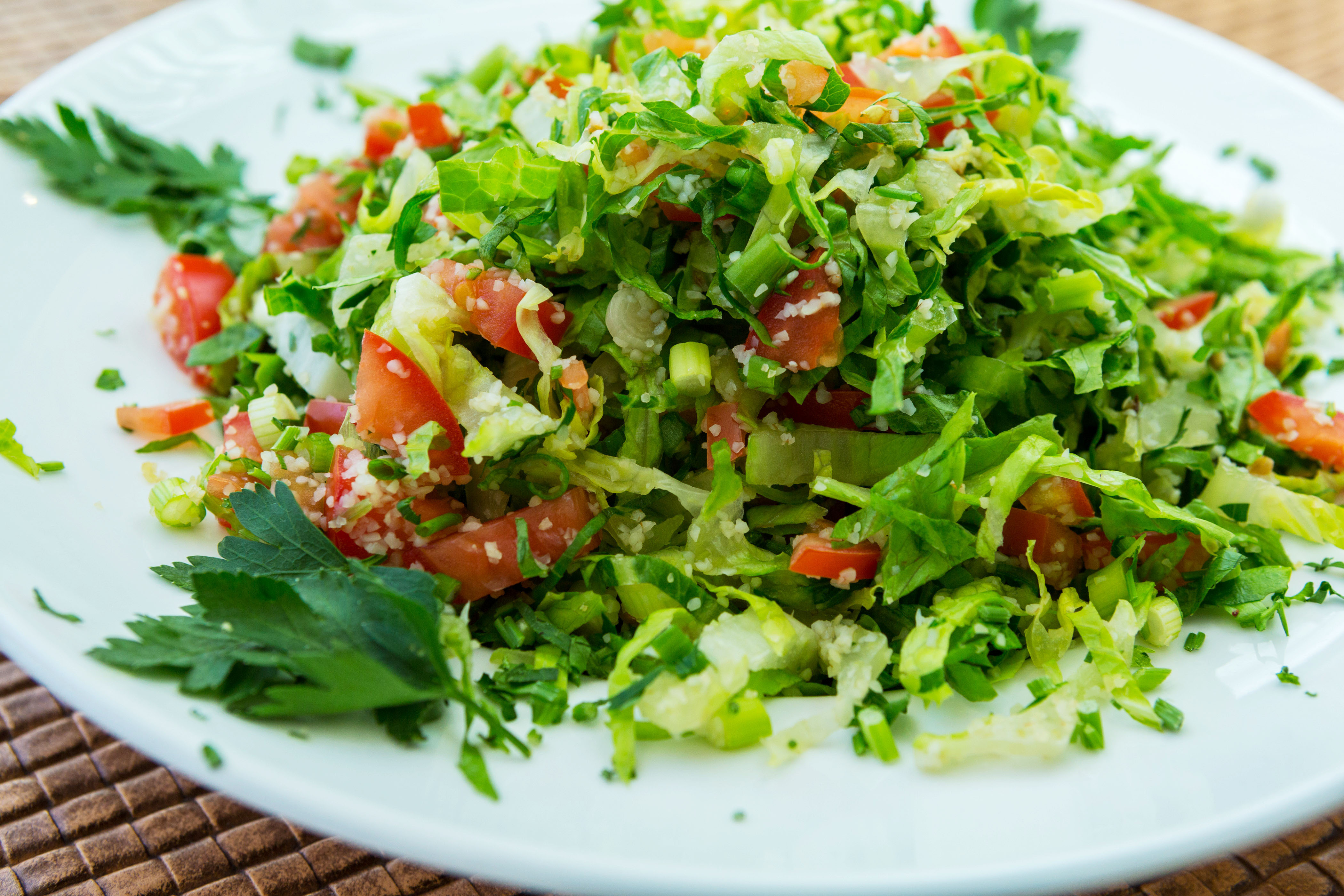 Order Tabouli Salad food online from Fasil Mediterranean Restaurant store, Boonton on bringmethat.com