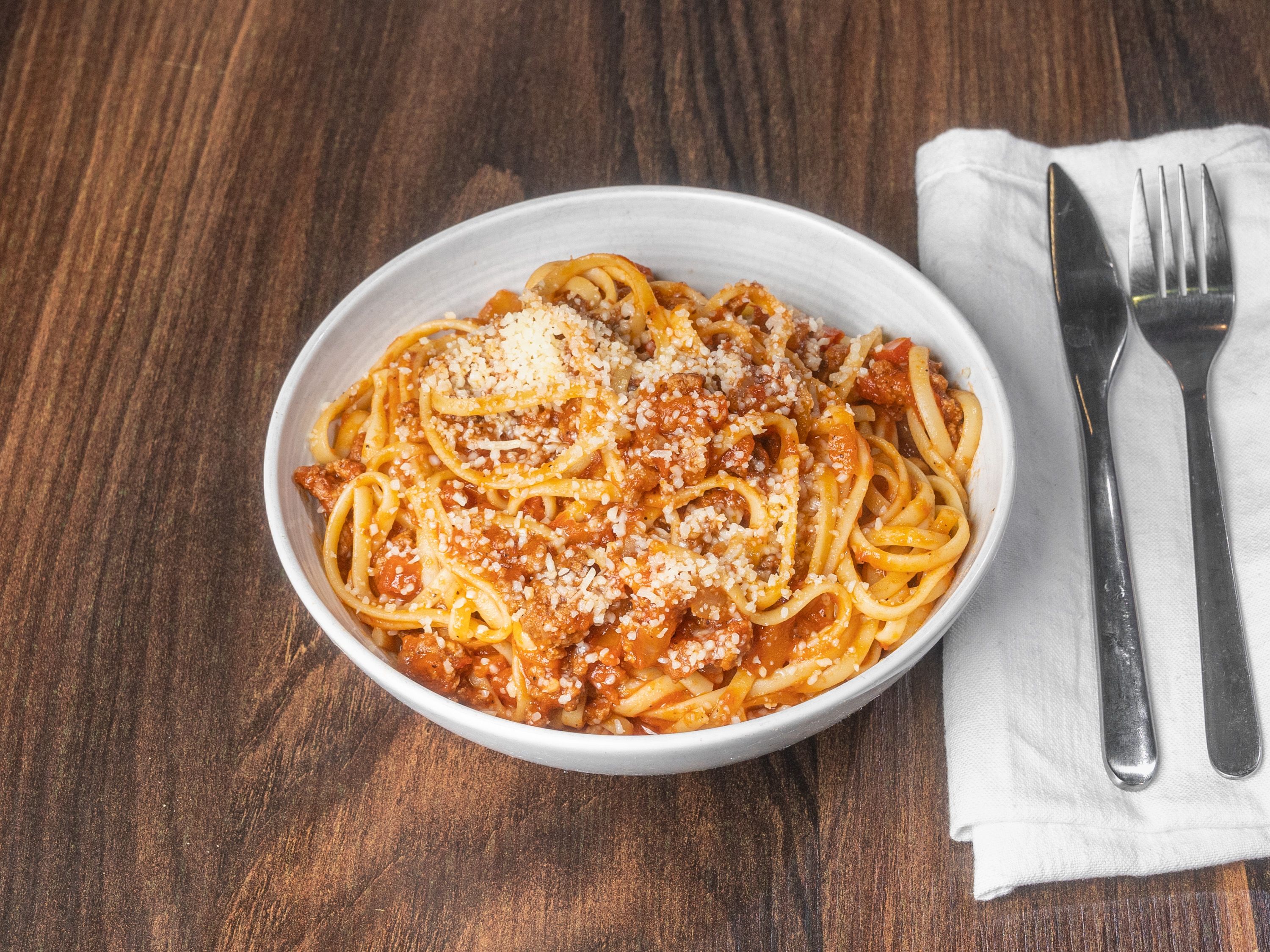 Order Bolognese Pasta food online from Strada Pizza store, San Francisco on bringmethat.com