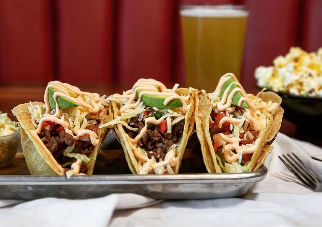 Order Steak Tacos food online from Rookies All American Pub & Grill store, St. Charles on bringmethat.com